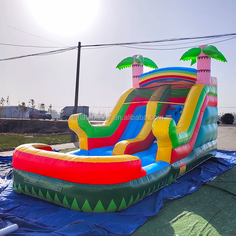 สไลเดอร์น้ำเป่าลม PVC คุณภาพดี - Kids Outdoor Play Equipment บทวิจารณ์และราคา