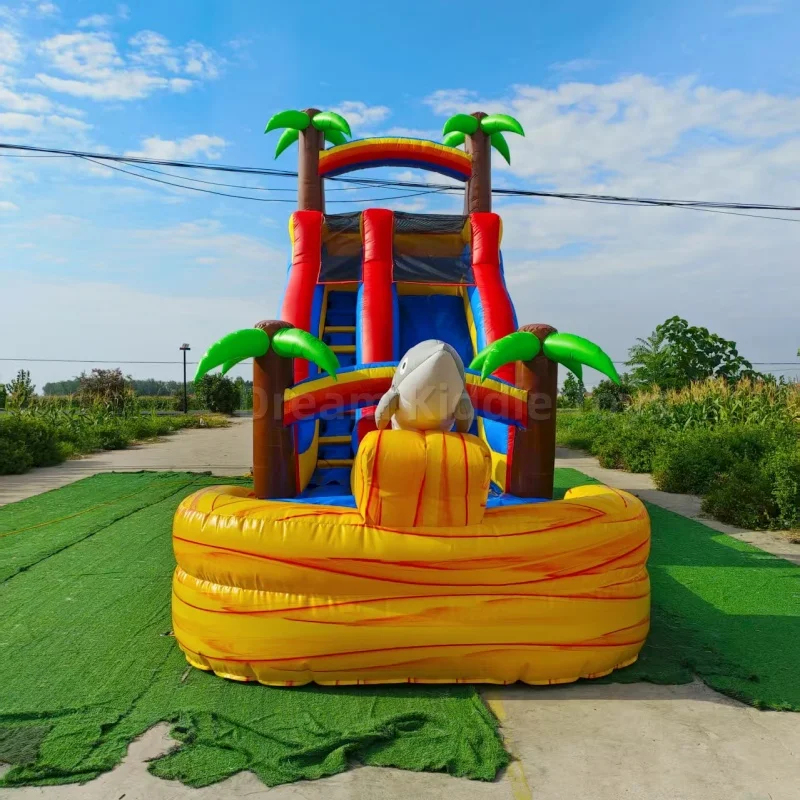สไลเดอร์น้ำเป่าลม PVC คุณภาพดี - Kids Outdoor Play Equipment บทวิจารณ์และราคา