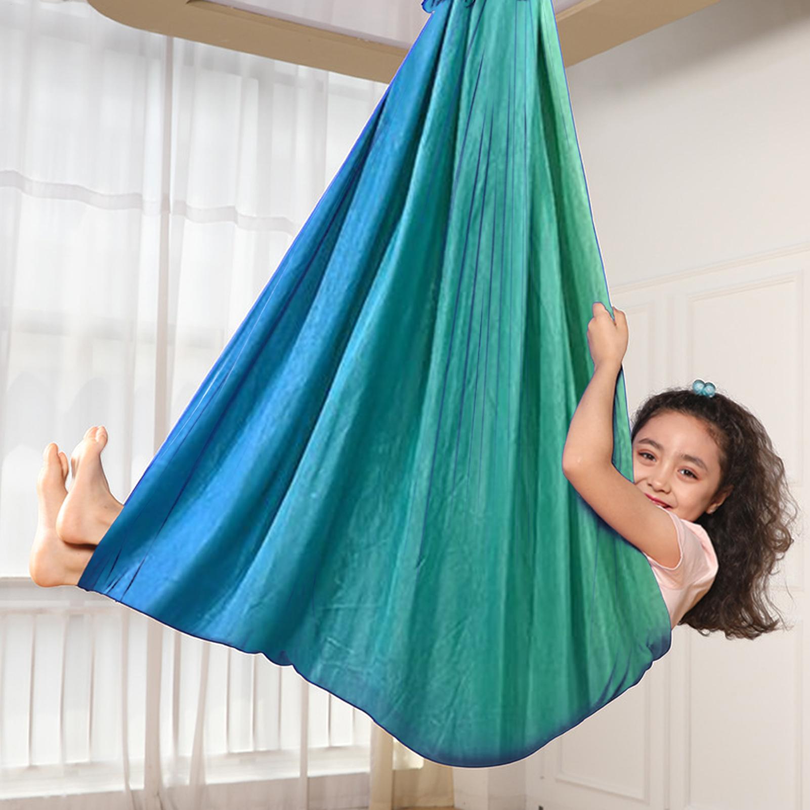 เปลโยคะแบบแขวนสำหรับเด็ก ผ้าคล - Kids Outdoor Hammock Swing บทวิจารณ์และราคา