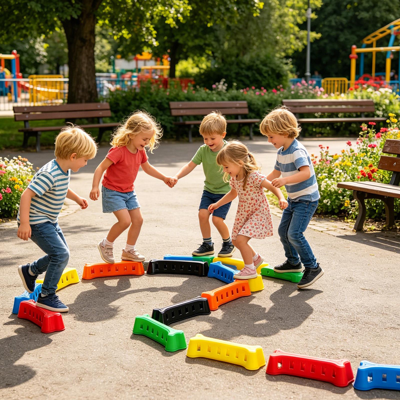 แท่งทรงตัวสำหรับเด็ก แบบซ้อนได - Kids Outdoor Balance Beam บทวิจารณ์และราคา