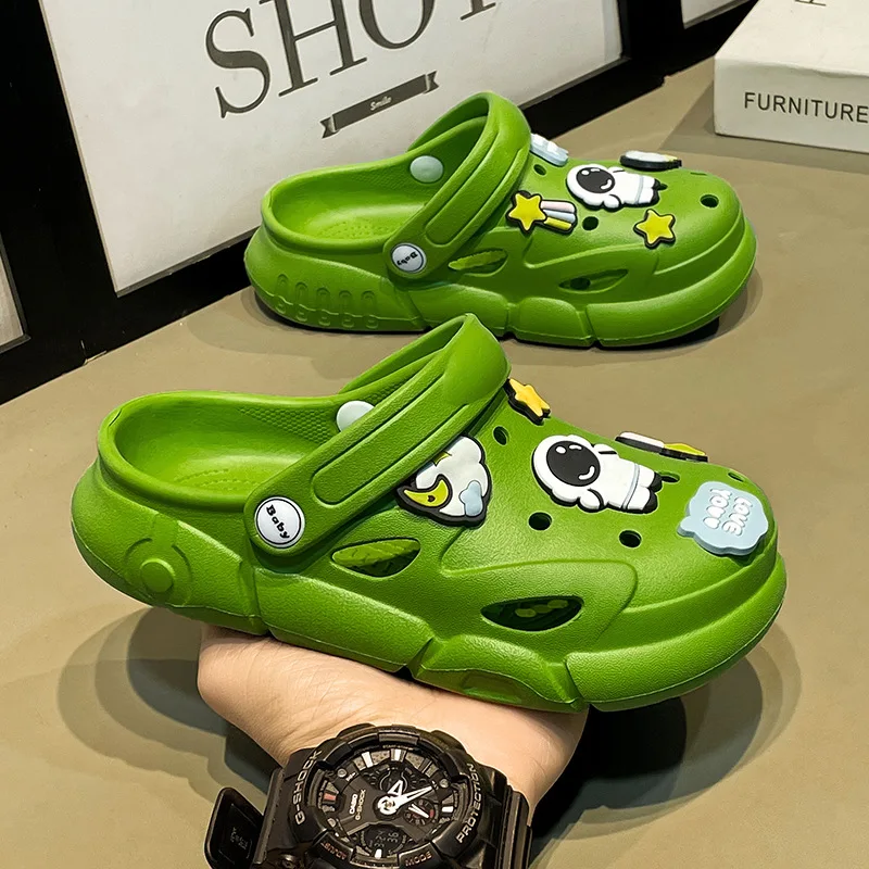เด็กรองเท้าแตะ Antiskid Breath - Kids Indoor Outdoor Slippers บทวิจารณ์และราคา