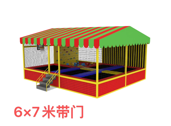 อุปกรณ์สวนสนุกแทรมโพลีนสำหรับเ - Kids Indoor Outdoor Trampoline บทวิจารณ์และราคา