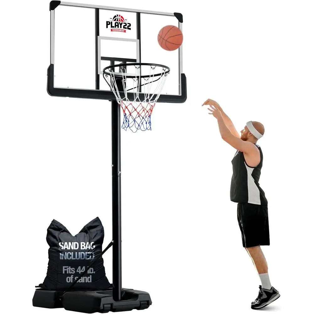 ระบบห่วงบาสเก็ตบอลแบบปรับได้ 4 - Basketball Hoop Outdoor บทวิจารณ์และราคา