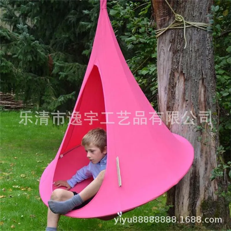 เก้าอี้แขวนแบบเต็นท์ติดต้นไม้ส - Kids Outdoor Hammock Swing บทวิจารณ์และราคา